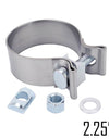 WoWAutoPart 2.25" Stainless Steel Narrow Band Exhaust Seal Clamp