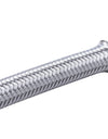 WoWAutoPart AN10 Braided Stainless Steel PTFE Racing Hose Silver