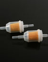 Yellow Universal Car Small Gas Inline Fuel Filter With 14\" Or 516\" Fuel Lines Wide Range Of Petrol Vehicles Machines