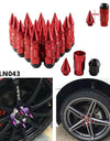M12X1.25/1.5 Aluminum Universal Racing Car Wheels Rims Lug Nuts with Anti-Theft Spiked Lug Nuts RS-LN043