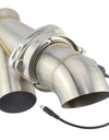 WoWAutoPart 2.5 Inch Dual Electric Exhaust Cutout System with Manual Switch