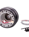 Racing Aluminum Car Steering Wheel Quick Release Hub Adapter Snap Off Boss Kit for Honda Civic Car Accessory RS-QR020-EG