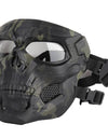 Tactical Paintball Skull Masks Outdoor Breathable Hunting Shooting Skull Mask Military Full Face Safety Airsoft Paintball Masks