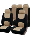 9pcs universal car seat covers auto protect covers automotive seat covers fo kalina grantar  lada priora renault logan