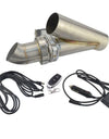 WoWAutoPart 2.0 Inch Dual Electric Exhaust Cutout System Remote