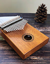Scoutdoor 17 Keys Kalimba Thumb Piano Made By Single Board High-Quality Wood Mahogany Body Musical Instrument