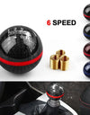 Universal Genuine Carbon Fiber Mugen 5 / 6 Speed Manual / Automatic Spherical Gear Shift Knob for Honda Acura RS-SFN013