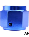 WoWAutoPart AN4-AN12 Female Flare End Cap Plug Oil Fuel Straight Fittings Blue