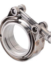 WoWAutoPart V-Band Clamp With Stainless Steel Male&Female Interlocking Flanges