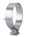WoWAutoPart 4" Stainless Steel Narrow Band Exhaust Seal Clamp