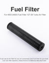 WoWAutoPart Fuel Trap/Solvent Filter 1/2-28" Thread Turbo Air Filter Low Profile For NAPA 4003/WIX 24003