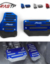 2pcs/set Universal Non-Slip Aluminum Rubber Automatic Transmission Car Pedal Cover Set Kit  RS-ENL017