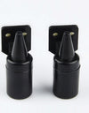 Universal 2 pieces Deer Whistle Device Bell Automotive Black Deer Warning Whistles Auto Safety Alert Device  TUR009-2
