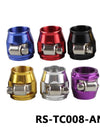 Colorful Apply To AN8 Oil Fuel Hose Clamp End Finishers Aluminum Hose Connectors Hose Clamps RS-TC008-AN8