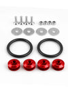Universal jdm Aluminum Bumper Quick Release Fasteners Fender Washers For Honda Civic Integra RSX with Logo RS-QRF001