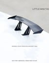 Car 17cm Black Carbon Fiber Twil Look GT Tiny Mini Rear Wing Spoiler Tail Wing Decoration RS-LKT017