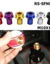 Racing Low ProFile Shift Knob Boot Retainer Adapter Manual Gear M10X1.5 For Honda Acura RS-SFN015