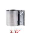 Preformed Stainless Steel 2.25"/2.5"3.0" Exhaust OD pipe Clamp Butt Joint Exhaust Sleeve Clamp Band Muffler  RS-CR1013