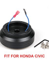 Black Aluminum Racing Steering Wheel Short Hub Adapter Boss Kit for Honda Civic Car Accessories RS-QR010