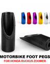 Colorful Aluminum 2Pcs Motorcycle Motorbike Foot Pegs for Honda Ruckus Zoomer Motor Accessories RS-ENL015