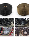 Heat Exhaust Thermo Turbo Wrap Tape 2" X 5M/10m Intake Intercooler Reflective Insulation Kit Refit Design RS-CR1007