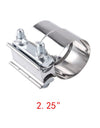 2.25"/2.5"3.0" Stainless Steel Lap Joint Exhaust Band Coupler Sleeve Clamp Car Pipe Replacement Accessories RS-CR1014