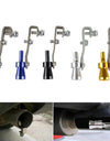 Universal Turbo Sound Whistle Exhaust Pipe Tailpipe Blow-off Valve Simulator Aluminum Car Accessories Size S RS-TUR006