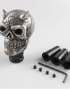 Fashion Design Universal skull  Gear Shift Knob Rider Lifelike Skull Head lever Stick Gear Knob Hot Selling LS-SFN045