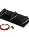 Universal 3/5/7 Fin ABS Car Tail Wing Lower Rear Body Spoiler Shark Fin Rear Bumper Lip Diffuser Spoiler Trim Cover RS-LKT025