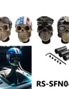 Halloween Gift Car Modification Gear Shift Knob Devil Head Knob Modified Resin Knob Soldier Skull With Hat And Glasses RS-SFN044