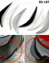 Front/Rear Bumper Sticker Carbon Fiber Rubber Front Rear Bumper Edge Protector Corner Guard Anti-rub Scratch Sticker  RS3-LKT014