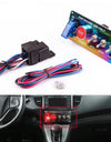 Universal Car Auto Switch Pane Racing 12V Ignition Toggle Switch Panel Engine Start Push Button Neo Chrome RS-BOV004