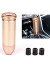 Brass Universal Bullet Gear Shift Knob Manual Transmission Shifter Lever With 3 Adapters M8 M10 M12 Gear Shift Knob RS-SFN048