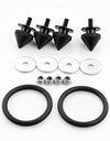 4 Pcs of Pack Car Truck Spike Front Bumper Hatch Lids Quick Release Fasteners Nuts Bolt Alloy Quick Release Fasteners Kit QRF015