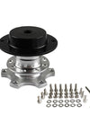 Universal 6 Hole Car Racing Steering Wheel Quick Release Hub Adapter Snap Off Boss RS-QR001